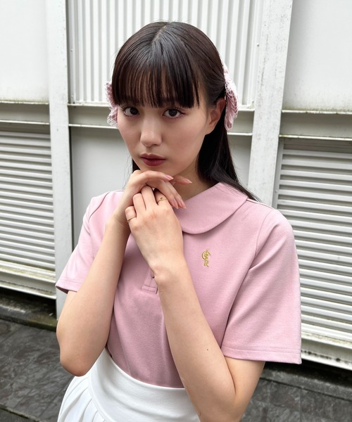 Romansual（ロマンシュアル）の「Romansual/ベールリボンクリップセット（バレッタ/ヘアクリップ・レディース・ピンク/ブラック・FREE）」の13枚目の写真