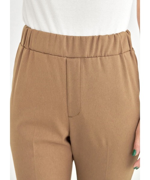 STYLE DELI（スタイルデリ）の「【Made in JAPAN】ストレッチセミフレアパンツ（その他パンツ・レディース・ブラック/キャメル・SMALL/MEDIUM）」の16枚目の写真