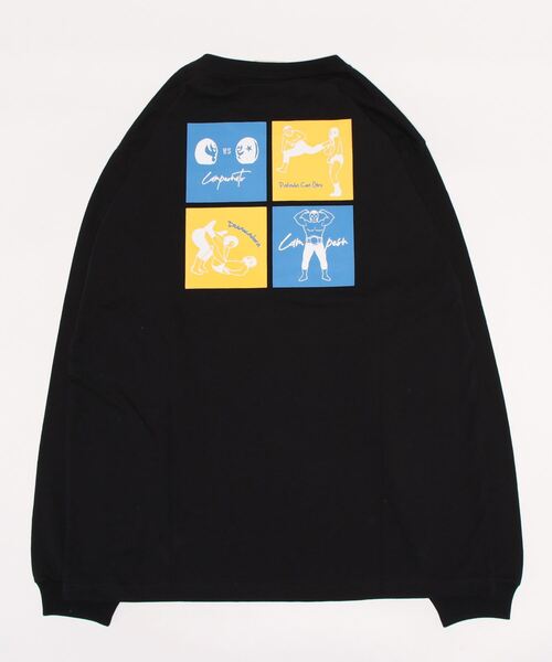 チチカカ(チチカカ)の「【ユニセックス】イラストルチャプリントロングTシャツ(Tシャツ/カットソー・メンズ・ホワイト/ブラック・LARGE/MEDIUM)」の20枚目の写真