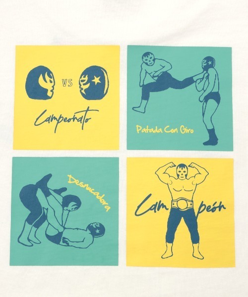 チチカカ(チチカカ)の「【ユニセックス】イラストルチャプリントロングTシャツ(Tシャツ/カットソー・メンズ・ホワイト/ブラック・LARGE/MEDIUM)」の6枚目の写真