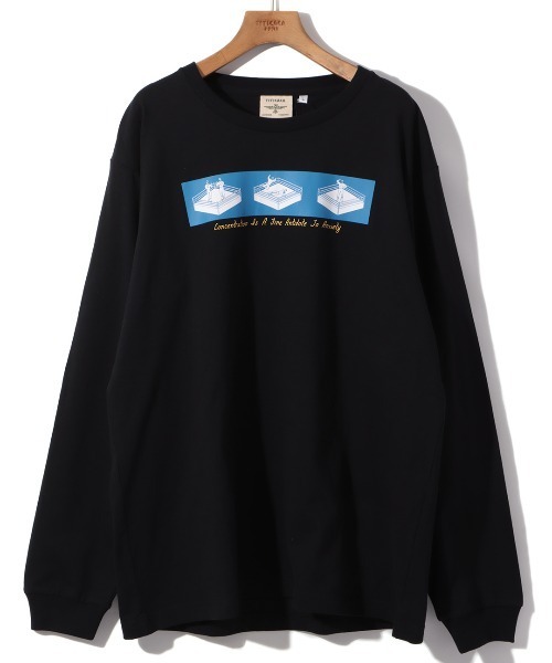 チチカカ(チチカカ)の「【ユニセックス】イラストルチャプリントロングTシャツ(Tシャツ/カットソー・メンズ・ホワイト/ブラック・LARGE/MEDIUM)」の14枚目の写真