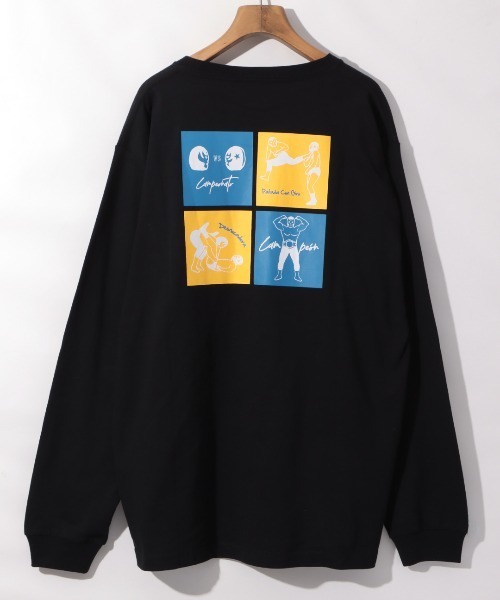 チチカカ(チチカカ)の「【ユニセックス】イラストルチャプリントロングTシャツ(Tシャツ/カットソー・メンズ・ホワイト/ブラック・LARGE/MEDIUM)」の16枚目の写真