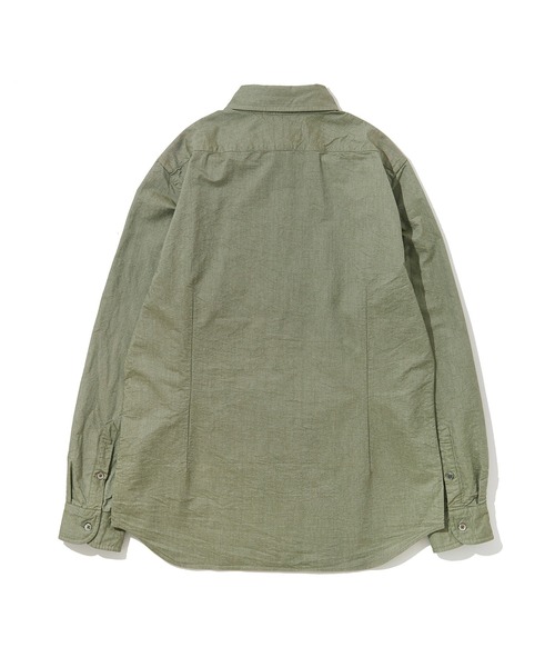 Nigel Cabourn(ナイジェルケーボン)の「Nigel Cabourn ブリティッシュオフィサーズシャツ 80450010000(シャツ/ブラウス・メンズ・ホワイト/グリーン・48/50)」の11枚目の写真