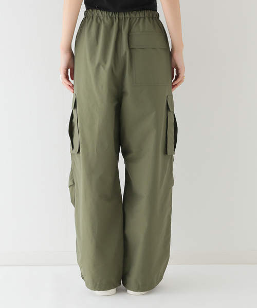JOINT WORKS（ジョイントワークス）の「スーパーワイドカーゴパンツ（カーゴパンツ・レディース・ホワイト/カーキ・SMALL/MEDIUM）」の3枚目の写真