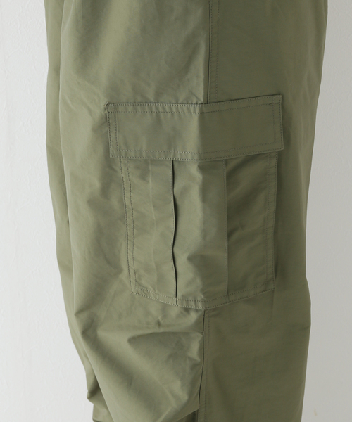 JOINT WORKS（ジョイントワークス）の「スーパーワイドカーゴパンツ（カーゴパンツ・レディース・ホワイト/カーキ・SMALL/MEDIUM）」の9枚目の写真