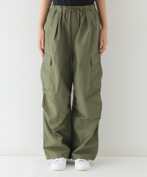 JOINT WORKS（ジョイントワークス）の「スーパーワイドカーゴパンツ（カーゴパンツ・レディース・ホワイト/カーキ・SMALL/MEDIUM）」の18枚目の写真
