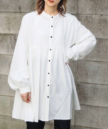 tiptop | バンドカラーチュニックブラウス(シャツ/ブラウス)