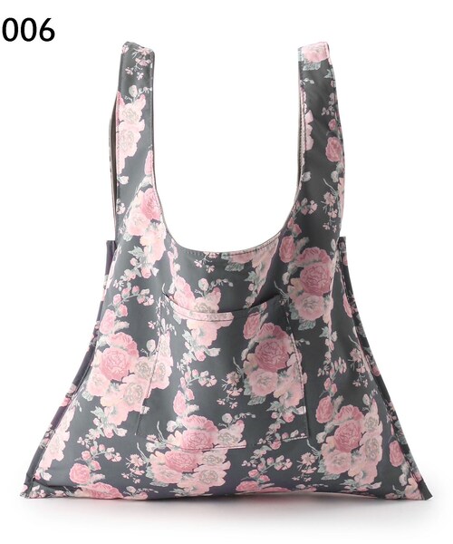 LAURA ASHLEY(ローラアシュレイ)の「ホーリーホックス柄 バッグM(トートバッグ・レディース・シルバー/ゴールド・00)」の14枚目の写真