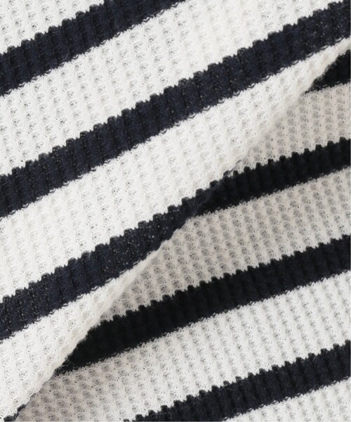 JOURNAL STANDARD relume（ジャーナルスタンダード　レリューム）の「《追加4》TCワッフルロングスリーブTシャツ（Tシャツ/カットソー・レディース・ホワイト/ブラック/ネイビー/ホワイト系その他/オートミール・FREE）」の8枚目の写真