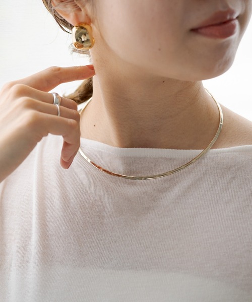 Omekashi(オメカシ)の「ワイヤーチョーカー(チョーカー・レディース・シルバー/ゴールド・ONE SIZE)」の6枚目の写真