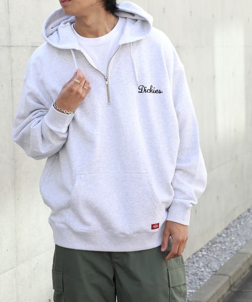 Dickies（ディッキーズ）の「【Dickies】裏毛ハーフジッププルパーカー 