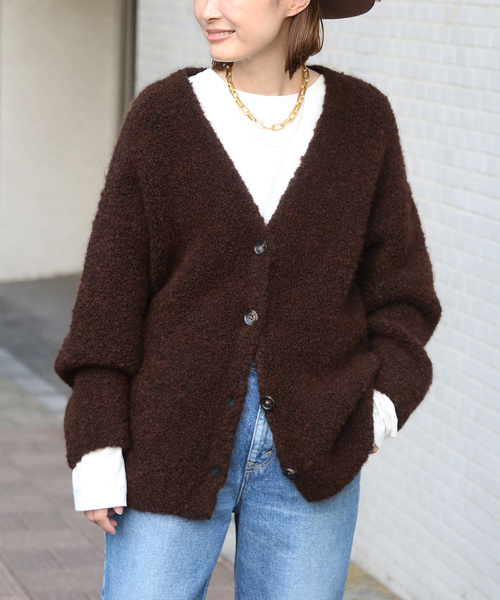 【定価4.7万✨】Deuxieme Classe アルパカ混　Bigカーディガン Deuxieme Classe（ドゥーズィエムクラス）の「Vello Big カーディガン