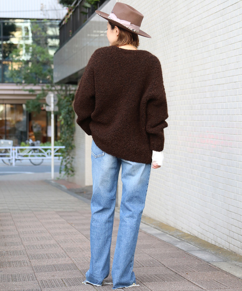 Deuxieme Classe（ドゥーズィエムクラス）の「Vello Big カーディガン（カーディガン/ボレロ・レディース・ブラウン・FREE）」の14枚目の写真