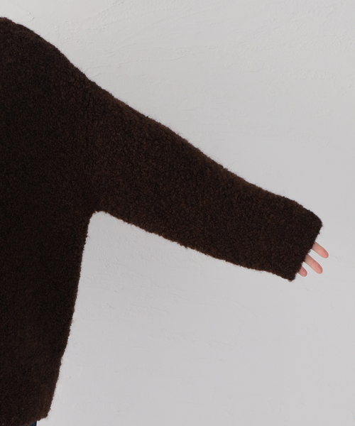 Deuxieme Classe（ドゥーズィエムクラス）の「Vello Big カーディガン（カーディガン/ボレロ・レディース・ブラウン・FREE）」の13枚目の写真