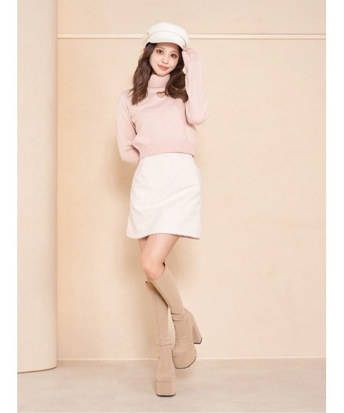 ハートカットニットトップス（ニット/セーター）｜Darich（ダーリッチ