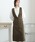 ElegChic�i�G���O�V�b�N�j�́u�t�����g�{�^���W�����p�[�c�C�� �X�J�[�g �i�T���y�b�g/�I�[�o�[�I�[���j�v�b�J�[�L