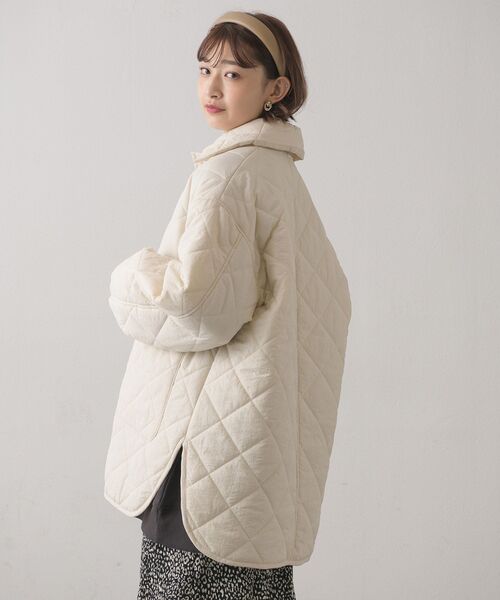 RETRO GIRL(レトロガール)の「2WAYキルティングJK(その他アウター・レディース・ナチュラル/ライトグリーン/ブラック/グリーン・FREE)」の14枚目の写真