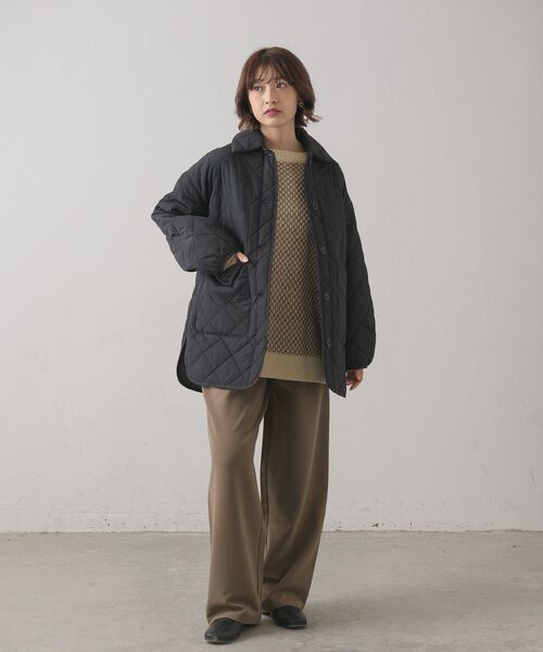 RETRO GIRL(レトロガール)の「2WAYキルティングJK(その他アウター・レディース・ナチュラル/ライトグリーン/ブラック/グリーン・FREE)」の19枚目の写真