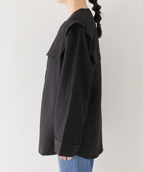 ★SEEALL★新品★ GUN FRAP SHIRTS  ブラウス シルク セール】【SEEALL/シーオール】GUN FRAP SHIRTS:ブラウス