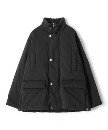 コットンポリエステルタフタ スタンドカラーブルゾン