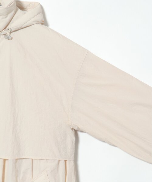 VENCEEXCHANGE（ヴァンスエクスチェンジ）の「中綿ロングコート／モンスターパーカー／ビッグシルエット中綿ロングコート（モッズコート・レディース・ベージュ/ブラック/オフホワイト・FREE）」の12枚目の写真