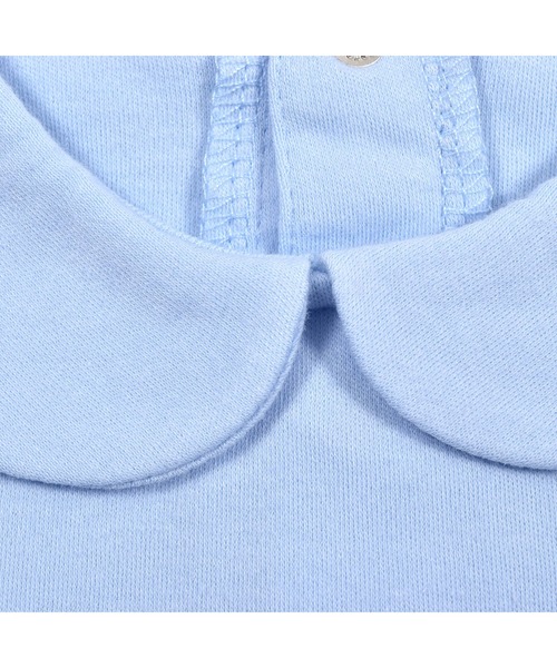 BeBe(ベベ)の「BeBe/GIRL花柄プリントコットンワンピースTシャツ2点セットベビー(80~90cm)(ロンパース・キッズ・ブルー系その他/ピンク系その他・90/80)」の15枚目の写真
