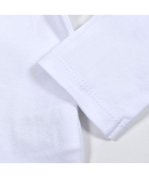 BeBe(ベベ)の「BeBe/GIRL花柄プリントコットンワンピースTシャツ2点セットベビー(80~90cm)(ロンパース・キッズ・ブルー系その他/ピンク系その他・90/80)」の17枚目の写真