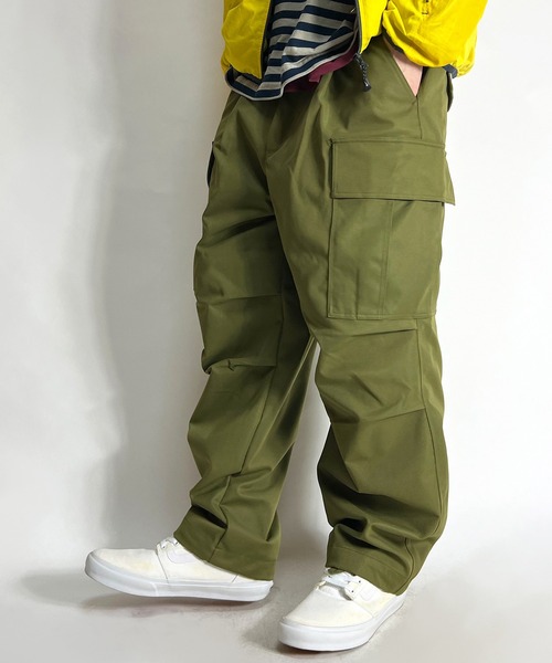 90s Vintage カーゴ ワイド バギーパンツ Tech ドローコード セール】カーゴパンツ ワイド バギーパンツ ストレッチ サイド