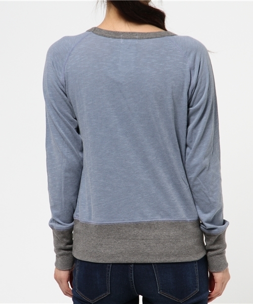 Sheta（シータ）の「Vガゼットカットソー（Tシャツ/カットソー・レディース・カーキ/ブルー・FREE）」の5枚目の写真