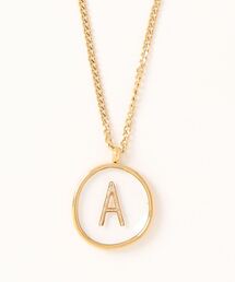 金属アレルギー対応ステンレス　イニシャルネックレス