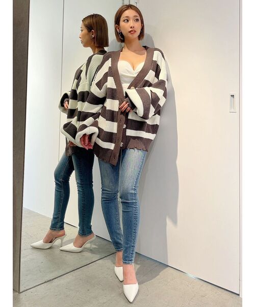 GYDA（ジェイダ）の「H/Wサイドクロスデザイン スキニーデニムパンツ（デニムパンツ・レディース・ライトブルー/ブルー・X-SMALL/SMALL/MEDIUM）」の16枚目の写真