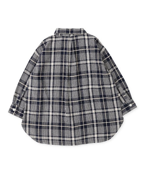 FITH(フィス)の「モールチェック ロング 長袖シャツ(シャツ/ブラウス・キッズ・ホワイト/ネイビー・140/130)」の10枚目の写真