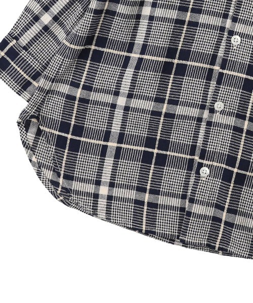 FITH(フィス)の「モールチェック ロング 長袖シャツ(シャツ/ブラウス・キッズ・ホワイト/ネイビー・140/130)」の12枚目の写真