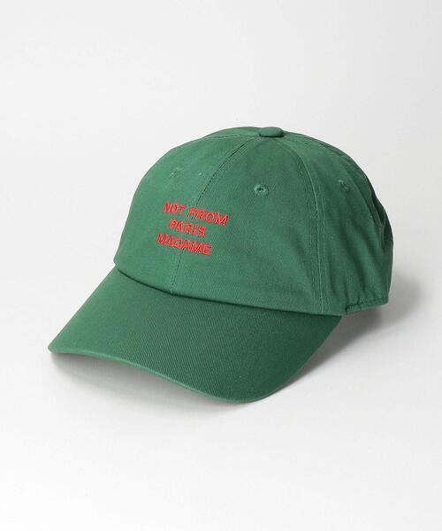 Drole De Monsieur(ドロール ド ムッシュ)の「<DROLE DE MONSIEUR> SLOGAN CAP/キャップ(キャップ・メンズ・ダークグリーン・FREE)」の1枚目の写真