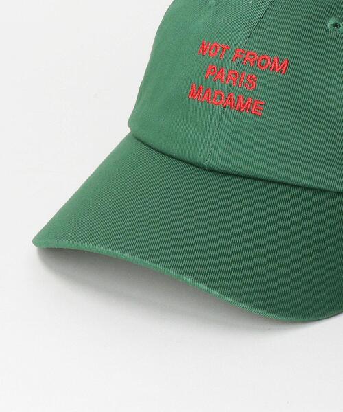 Drole De Monsieur(ドロール ド ムッシュ)の「<DROLE DE MONSIEUR> SLOGAN CAP/キャップ(キャップ・メンズ・ダークグリーン・FREE)」の4枚目の写真