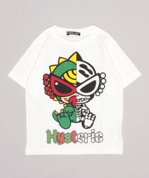 HYSTERIC MINI（ヒステリックミニ）の「MINILA SKULL 半袖Tシャツ（Tシャツ/カットソー・キッズ）」
