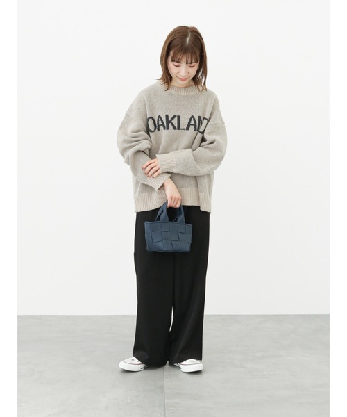 Samansa Mos2 blue(サマンサモスモスブルー)の「◎ワイドパンツ(その他パンツ・レディース・ブラック/グリーン/モカ・フリ-)」の21枚目の写真