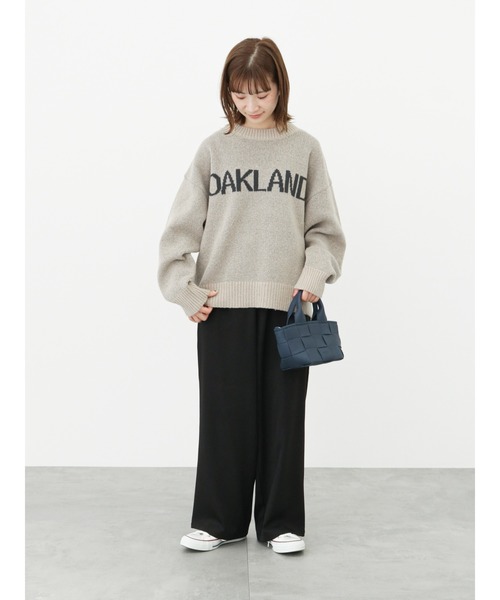 Samansa Mos2 blue(サマンサモスモスブルー)の「◎ワイドパンツ(その他パンツ・レディース・ブラック/グリーン/モカ・フリ-)」の13枚目の写真