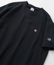 【Champion/チャンピオン】ルーズシルエット ブランドロゴ ワンポイント刺繍 半袖スウェット/半袖カットソー