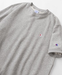 Champion | 【Champion/チャンピオン】ルーズシルエット ブランドロゴ ワンポイント刺繍 半袖スウェット/半袖カットソー(スウェット)