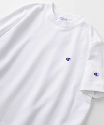 【Champion/チャンピオン】ルーズシルエット ブランドロゴ ワンポイント刺繍 半袖スウェット/半袖カットソー