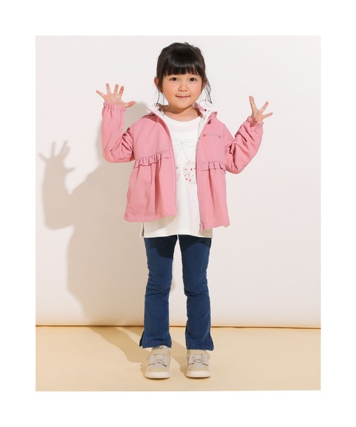 フリース ピンク スリッパ ダブルストラップ SLY | DUAL COLOR FRONT ZIP KNIT トップス (ニット ) |SHEL