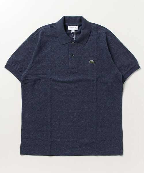 LACOSTE(ラコステ)の「LACOSTE: L.12.64 ポロシャツ (杢・半袖)(Tシャツ/カットソー・メンズ・ロイヤルブルー/ダークグレー/グレー・4/6/3/5/2)」の3枚目の写真