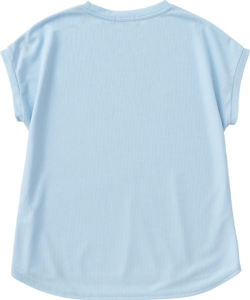 le coq sportif(ルコックスポルティフ)の「接触涼感フレンチスリーブTシャツ(Tシャツ/カットソー・レディース・ホワイト/サックスブルー/ネイビー・M/L/XL/S)」の18枚目の写真