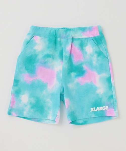 XLARGE KIDS(エクストララージキッズ)の「タイダイショーツ(その他パンツ・キッズ・ブルー/イエロー/パープル・130cm/100cm/90cm/140cm/120cm/110cm/80cm)」の2枚目の写真