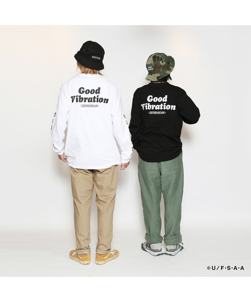 RUDIE'S(ルーディーズ)の「RUDIE'SxCRAYON SHINCHAN GOOD MUSIC LS TEE /ルーディーズ クレヨンしんちゃん グッド ミュージック ロングスリーブ Tシャツ(Tシャツ/カットソー・メンズ・ブラック/ホワイト・M/XL/S/L/XXL)」の6枚目の写真