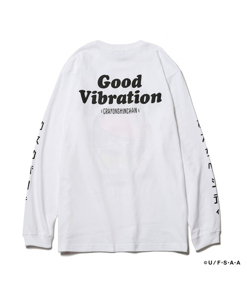 RUDIE'S(ルーディーズ)の「RUDIE'SxCRAYON SHINCHAN GOOD MUSIC LS TEE /ルーディーズ クレヨンしんちゃん グッド ミュージック ロングスリーブ Tシャツ(Tシャツ/カットソー・メンズ・ブラック/ホワイト・M/XL/S/L/XXL)」の15枚目の写真