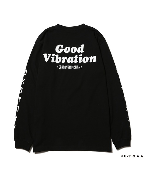 RUDIE'S(ルーディーズ)の「RUDIE'SxCRAYON SHINCHAN GOOD MUSIC LS TEE /ルーディーズ クレヨンしんちゃん グッド ミュージック ロングスリーブ Tシャツ(Tシャツ/カットソー・メンズ・ブラック/ホワイト・M/XL/S/L/XXL)」の8枚目の写真