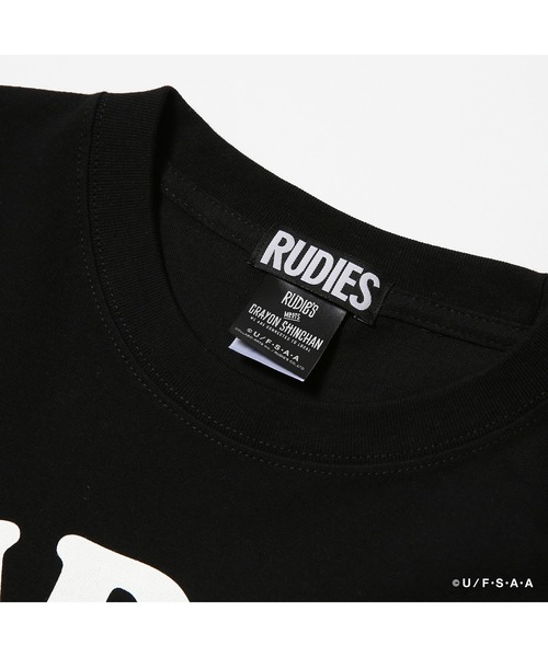 RUDIE'S(ルーディーズ)の「RUDIE'SxCRAYON SHINCHAN GOOD MUSIC LS TEE /ルーディーズ クレヨンしんちゃん グッド ミュージック ロングスリーブ Tシャツ(Tシャツ/カットソー・メンズ・ブラック/ホワイト・M/XL/S/L/XXL)」の9枚目の写真