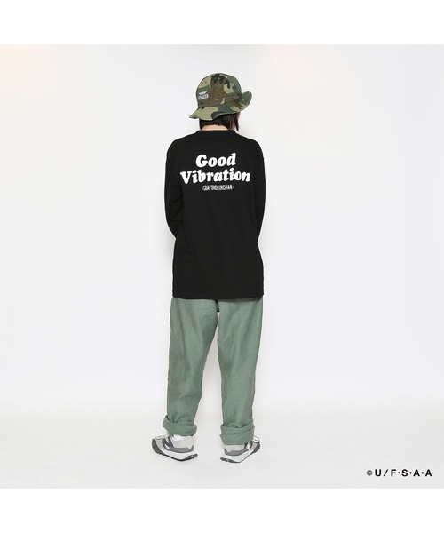 RUDIE'S(ルーディーズ)の「RUDIE'SxCRAYON SHINCHAN GOOD MUSIC LS TEE /ルーディーズ クレヨンしんちゃん グッド ミュージック ロングスリーブ Tシャツ(Tシャツ/カットソー・メンズ・ブラック/ホワイト・M/XL/S/L/XXL)」の3枚目の写真